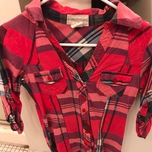 Red flannel shirt